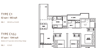the-botany-at-dairy-farm-floor-plan-3-bedroom-s-type-c1-883sqft